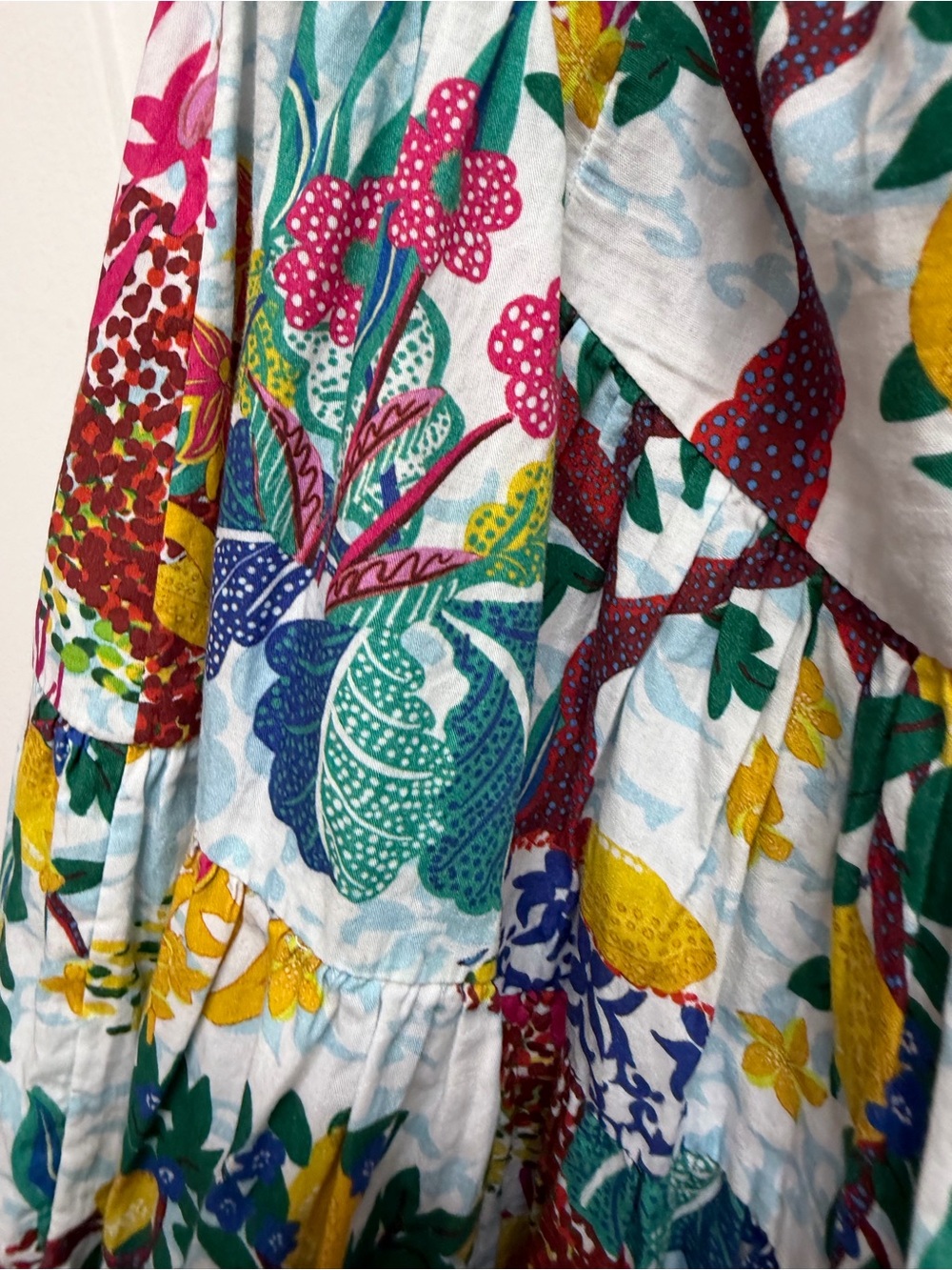 Celandine Anthropologie Multicolor Floral Halter Dress XL - Picture 4 of 7